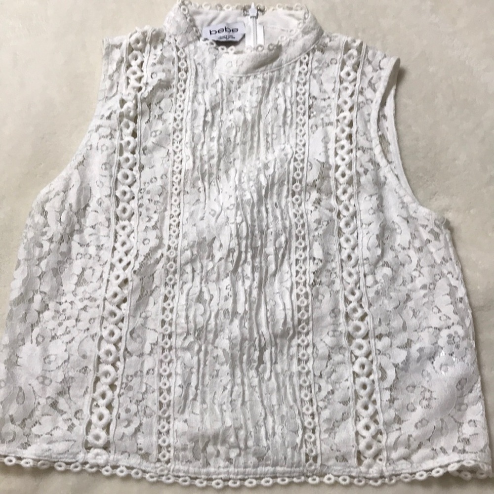 White lace top